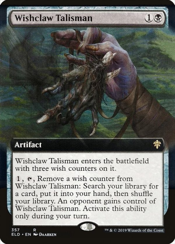 Wishclaw Talisman (Extended Art) [Throne of Eldraine] For Cheap