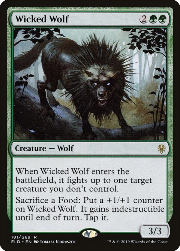 Wicked Wolf [Throne of Eldraine] Online Sale