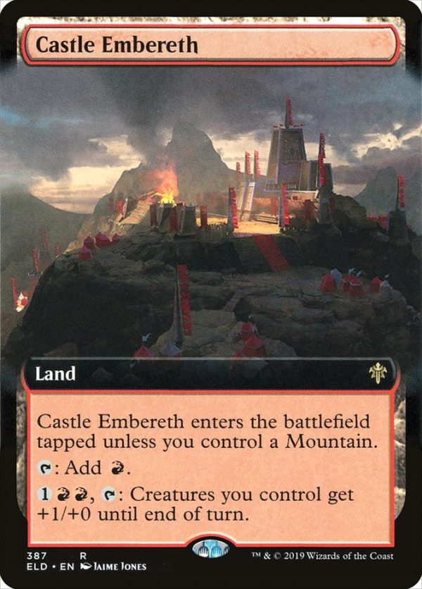 Castle Embereth (Extended Art) [Throne of Eldraine] Hot on Sale