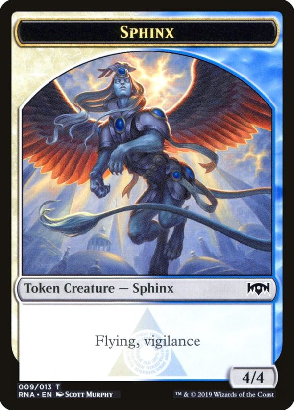 Bird    Sphinx Double-Sided Token [Ravnica Allegiance Guild Kit Tokens] Cheap