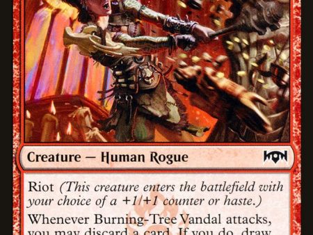 Burning-Tree Vandal [Ravnica Allegiance] Online