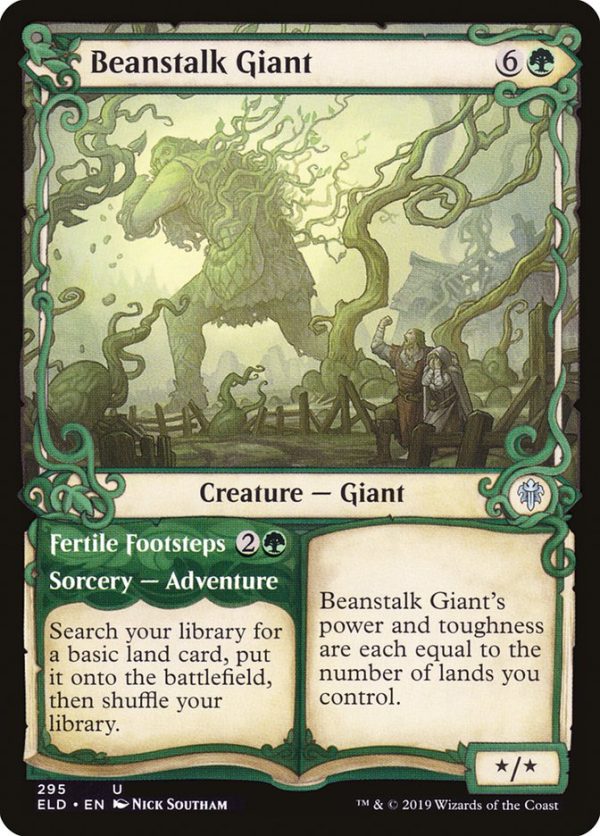 Beanstalk Giant    Fertile Footsteps (Showcase) [Throne of Eldraine] on Sale