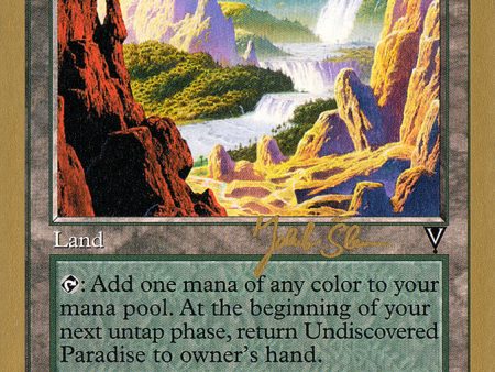 Undiscovered Paradise (Jakub Slemr) [World Championship Decks 1997] Online Hot Sale