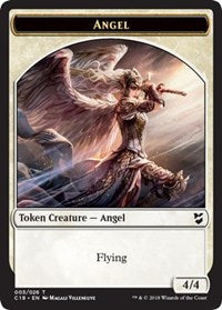 Angel    Cat Double-Sided Token [Commander 2018 Tokens] For Discount