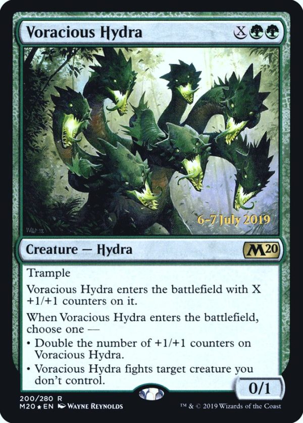 Voracious Hydra [Core Set 2020 Prerelease Promos] on Sale