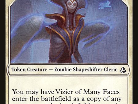 Vizier of Many Faces    Zombie Double-Sided Token [Amonkhet Tokens] Sale