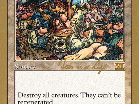 Wrath of God (Tom van de Logt) (SB) [World Championship Decks 2000] Sale