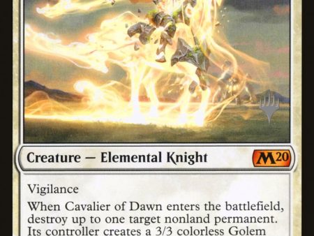 Cavalier of Dawn (Promo Pack) [Core Set 2020 Promos] Hot on Sale