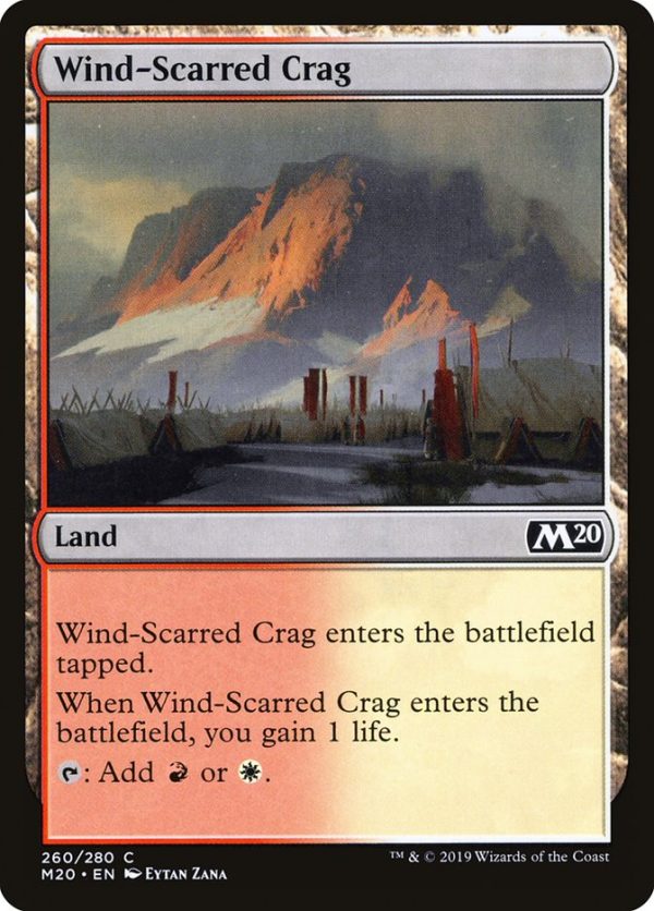 Wind-Scarred Crag [Core Set 2020] Cheap