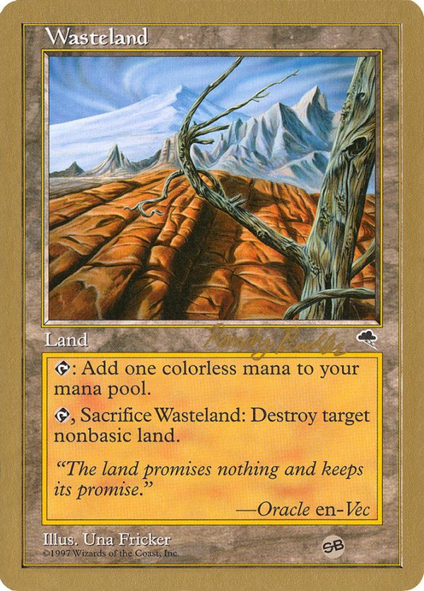 Wasteland (Randy Buehler) (SB) [World Championship Decks 1998] For Cheap