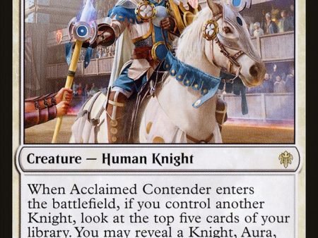 Acclaimed Contender [Throne of Eldraine] For Discount