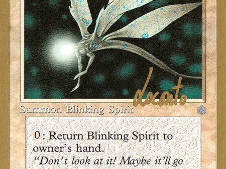 Blinking Spirit (Michael Loconto) [Pro Tour Collector Set] For Discount