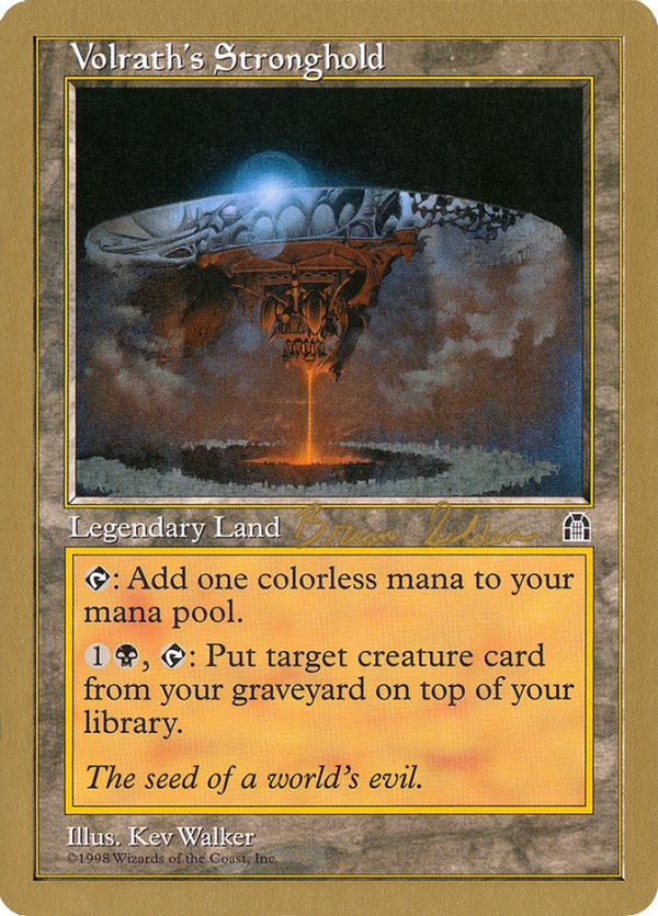 Volrath s Stronghold (Brian Selden) [World Championship Decks 1998] For Cheap