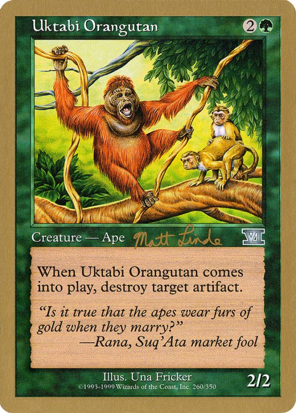 Uktabi Orangutan (Matt Linde) [World Championship Decks 1999] For Sale