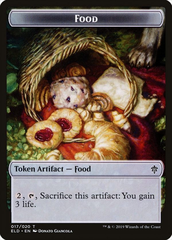 Boar    Food (17) Double-Sided Token [Throne of Eldraine Tokens] Sale