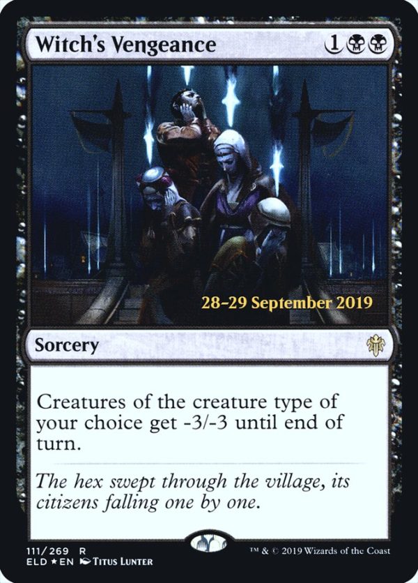 Witch s Vengeance [Throne of Eldraine Prerelease Promos] Supply