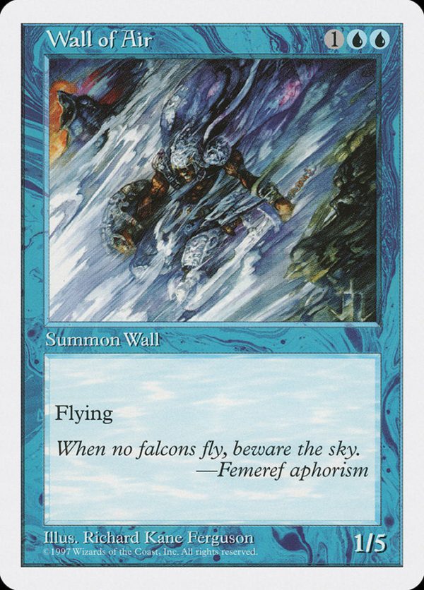 Wall of Air [Fifth Edition] For Cheap