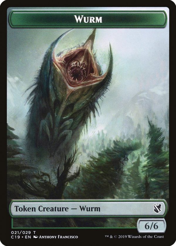 Beast (014)    Wurm Double-Sided Token [Commander 2019 Tokens] Online now