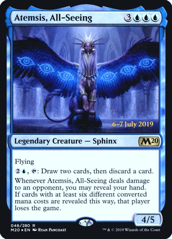 Atemsis, All-Seeing [Core Set 2020 Prerelease Promos] For Cheap