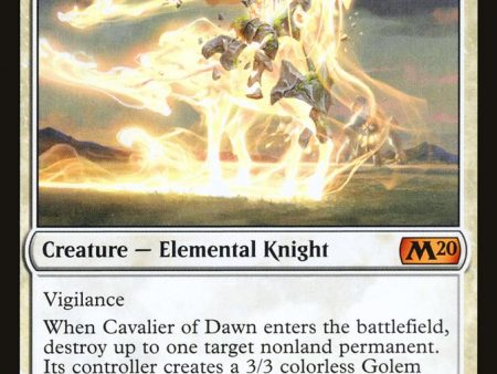 Cavalier of Dawn [Core Set 2020] Sale