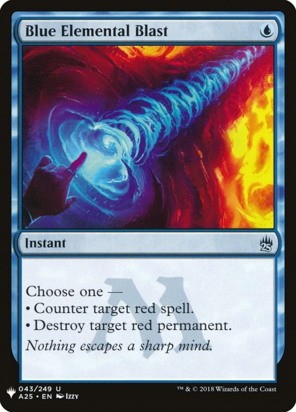 Blue Elemental Blast [Mystery Booster] on Sale