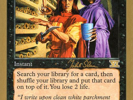 Vampiric Tutor (Jakub Slemr) [World Championship Decks 1999] Online now