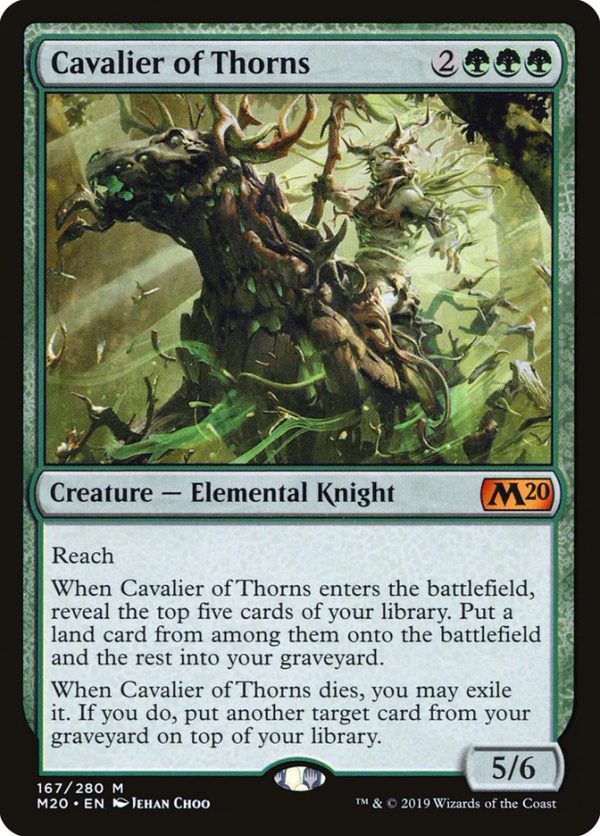 Cavalier of Thorns [Core Set 2020] on Sale