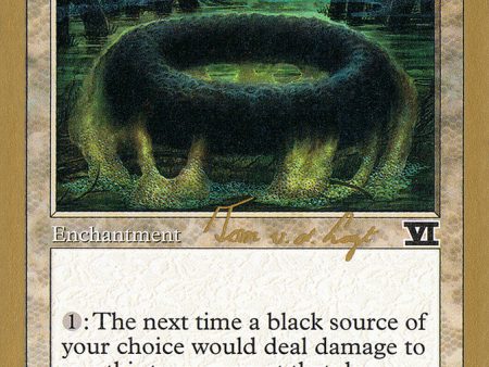 Circle of Protection: Black (Tom van de Logt) (SB) [World Championship Decks 2000] Online Sale