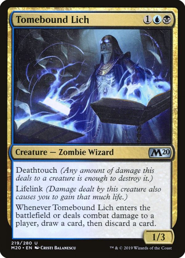 Tomebound Lich [Core Set 2020] Supply