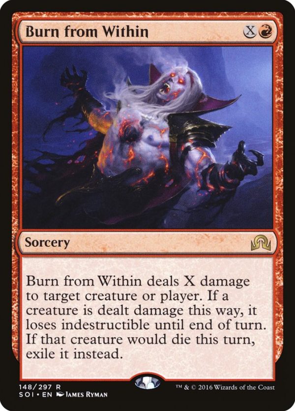 Burn from Within [Shadows over Innistrad] on Sale