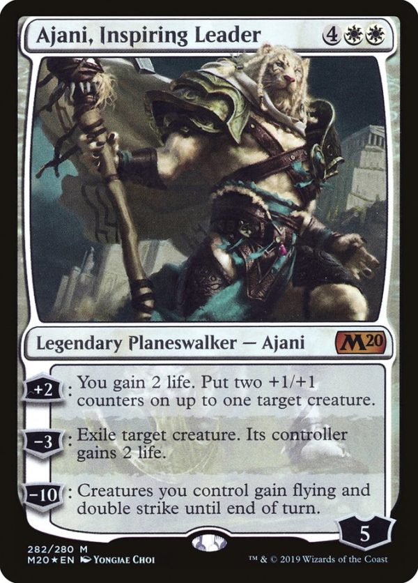 Ajani, Inspiring Leader [Core Set 2020] Online