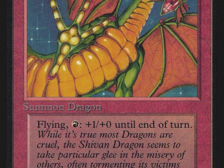 Shivan Dragon [Alpha Edition] Sale