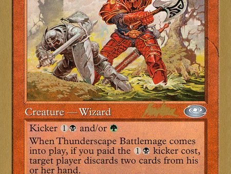 Thunderscape Battlemage (Brian Kibler) (SB) [World Championship Decks 2002] For Cheap