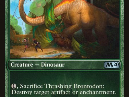 Thrashing Brontodon (Promo Pack) [Core Set 2020 Promos] Fashion