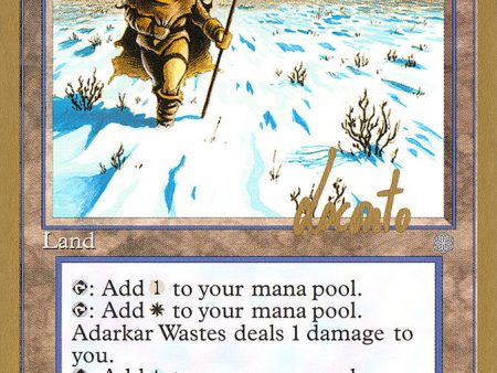 Adarkar Wastes (Michael Loconto) [Pro Tour Collector Set] Supply