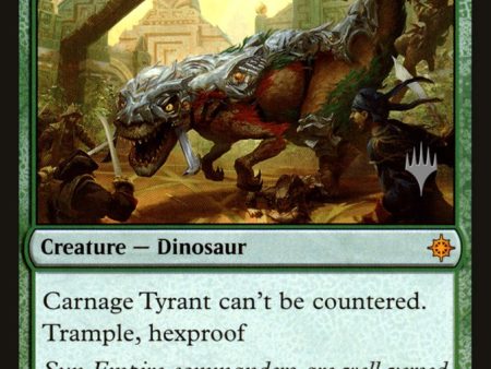 Carnage Tyrant (Promo Pack) [Ixalan Promos] For Sale