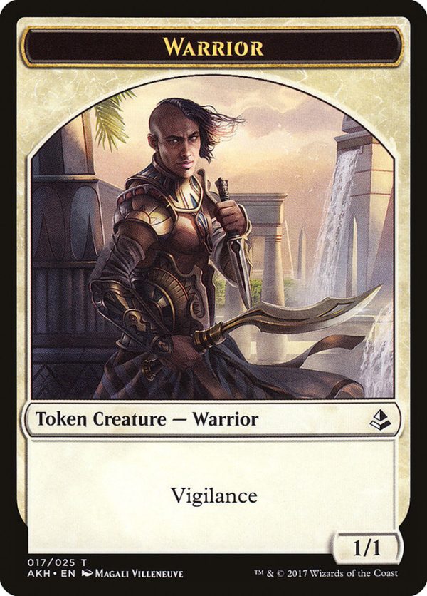 Adorned Pouncer    Warrior Double-Sided Token [Hour of Devastation Tokens] Cheap