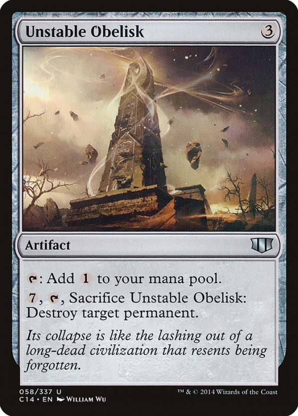 Unstable Obelisk [Commander 2014] For Cheap